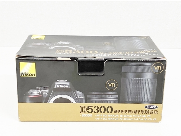 Nikon デジタル一眼レフカメラ D5300 AF-P 18-55 VR レンズキット ブラック D5300LKP18-55