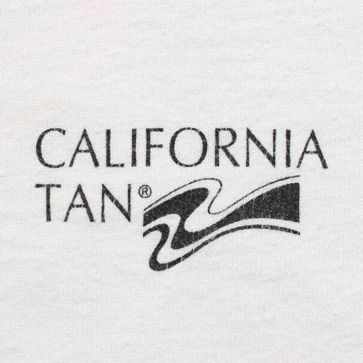 レア1990s CALIFORNIA TAN FUSION企業物 ヴィンテージ ビンテージ Tシャツ 古着USAアート プロモ アップル カリフォルニアタン 日焼け 太陽_画像6