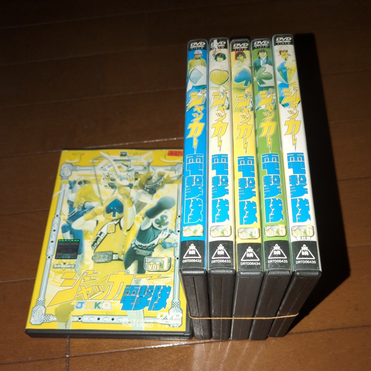 \' JAKQ Dengekitai DVD, all 6 volume \'