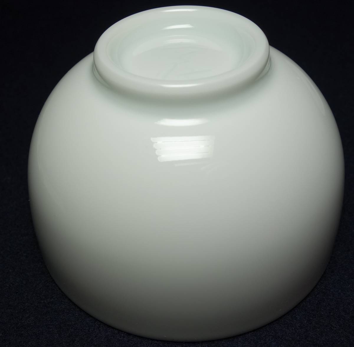 最高級白磁　煎茶道茶器　造形美あり　白磁花文蓋付　汲出碗　陶磁器研究_画像8