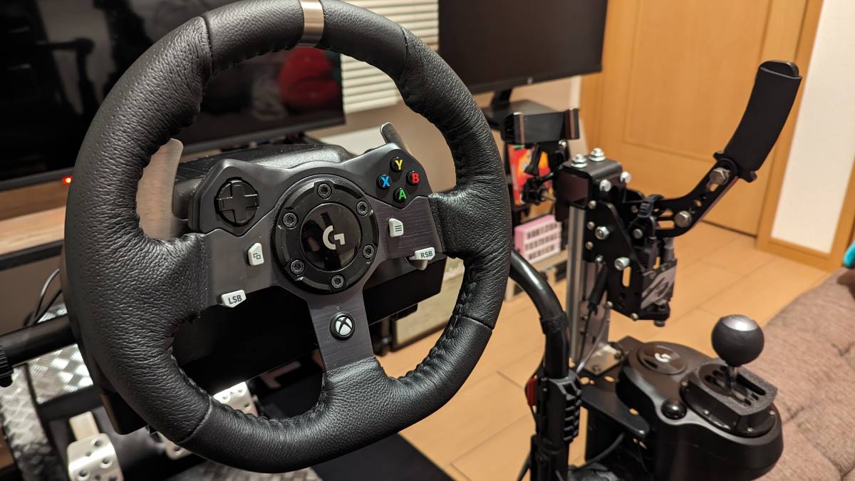 ハンコン G920 Xbox用 シフター+サイドブレーキ付(周辺機器)|売買され