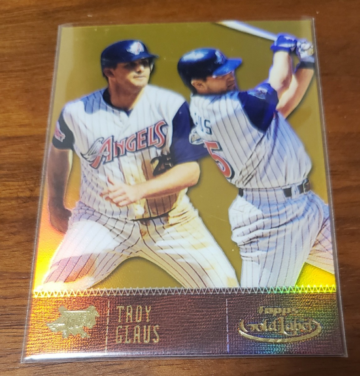 Troy Glaus 2001 Topps Gold Label Class 3 Gold #107 299枚限定 046/299 シリアルナンバー 入り MLB カード　同梱可_画像2