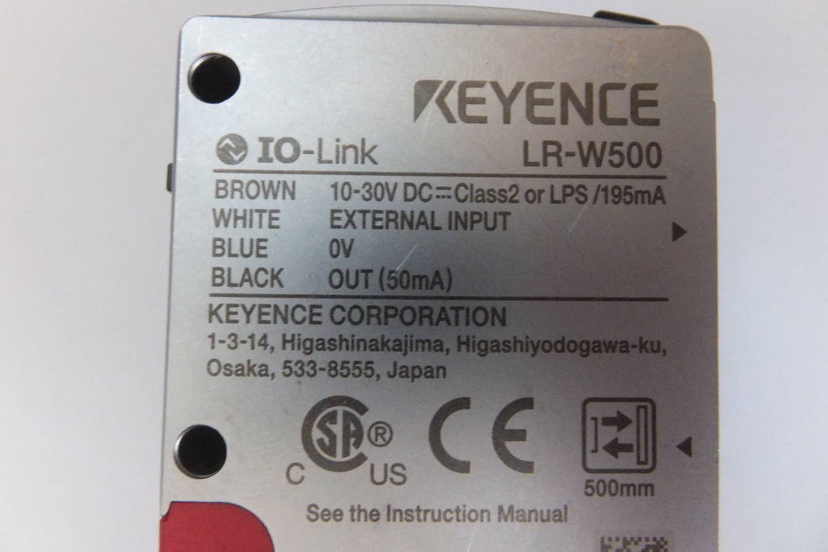 ②中古 動作品 キーエンス KEYENCE LR-W500 | www.avredentor.com.br