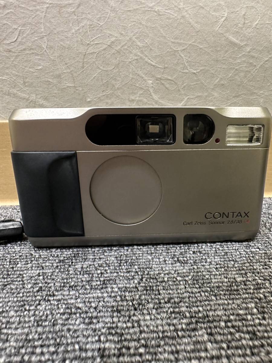 EKA-3075OH】1円スタート 希少!!CONTAX T2 Sonnar 2.8/38 動作