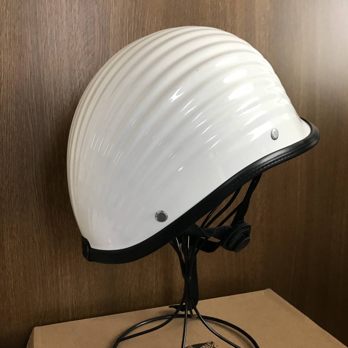 TT &CO リブリブジョッキーハーフヘルメット Lサイズ - セキュリティ