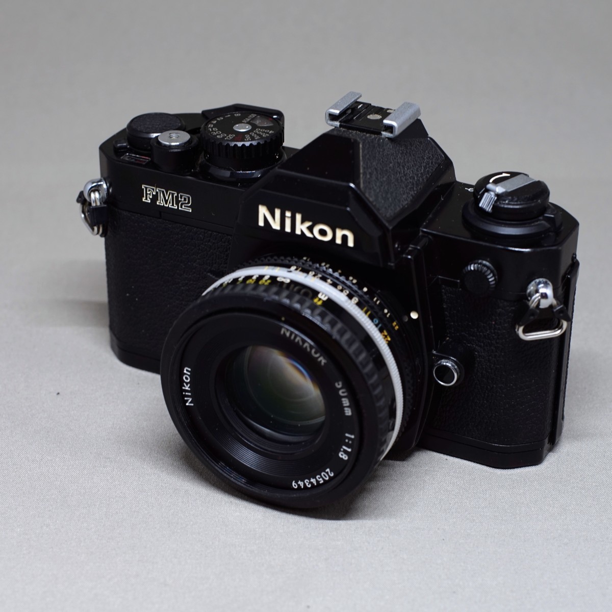 Nikon ニコン New FM2 後期 ブラック NIKKOR 50mm f1 8 機械式フィルム 