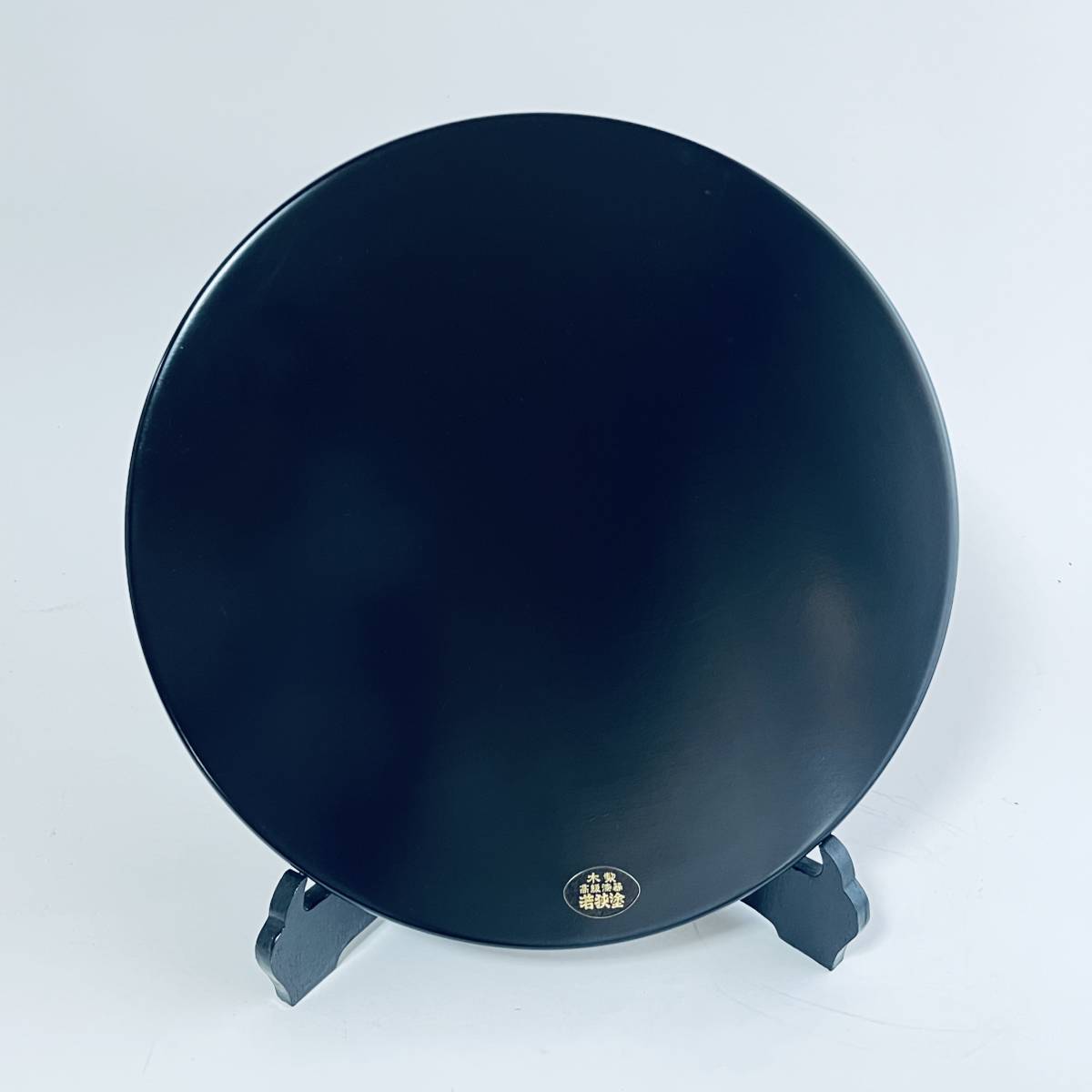 高級漆器 若狭塗 A6 丸盆 木製 漆芸 伝統工芸品 螺鈿細工