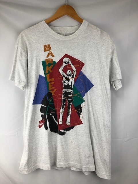 90年代　希少　NIKE　BARKLEY チャールズ　バークレイ　プリントTシャツ　日本製　サイズL　05062910　01