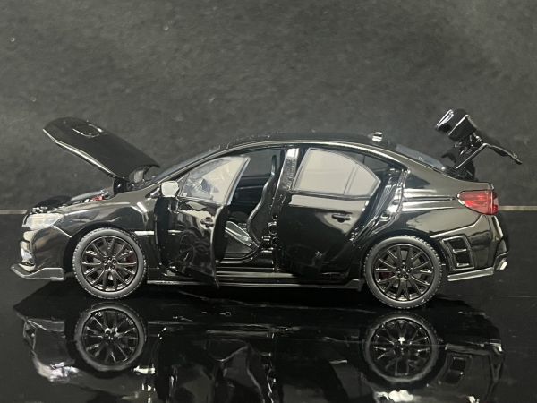 WRX STI スバル SUBARU 1/32 ミニカー ブラック_画像10