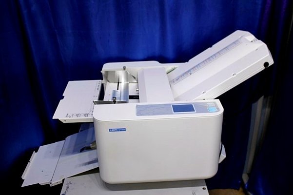 動作OK LION ライオン事務器 全自動紙折機 ストッパータイプ LF-S650