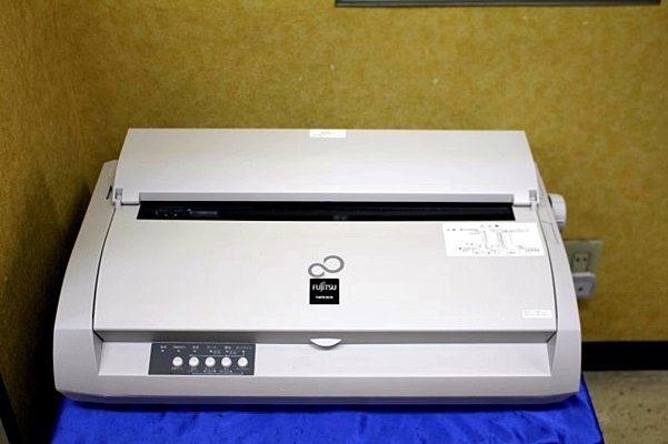 ◆複写枚数原本+4枚◆ 富士通/ドットインパクトプリンター ★FMPR3020/LAN・USB・パラレル★ Fujitsu 在614Y_画像1