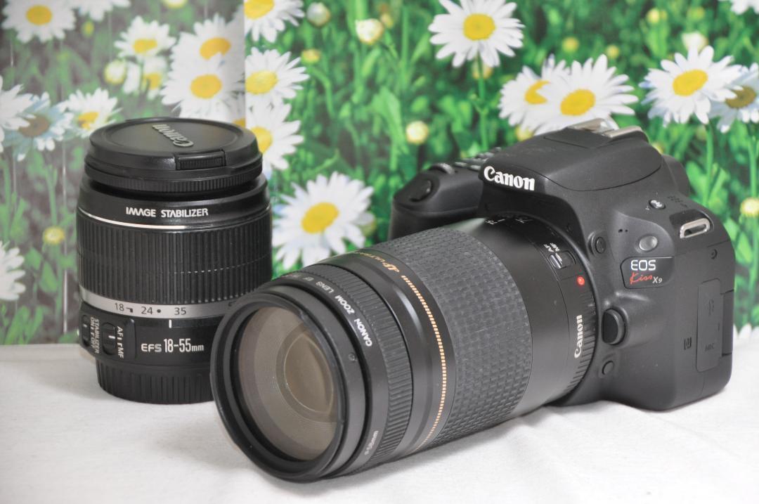 最適な価格 Canon EOS Kiss X9スマホと繋がる一眼レフダブルレンズ