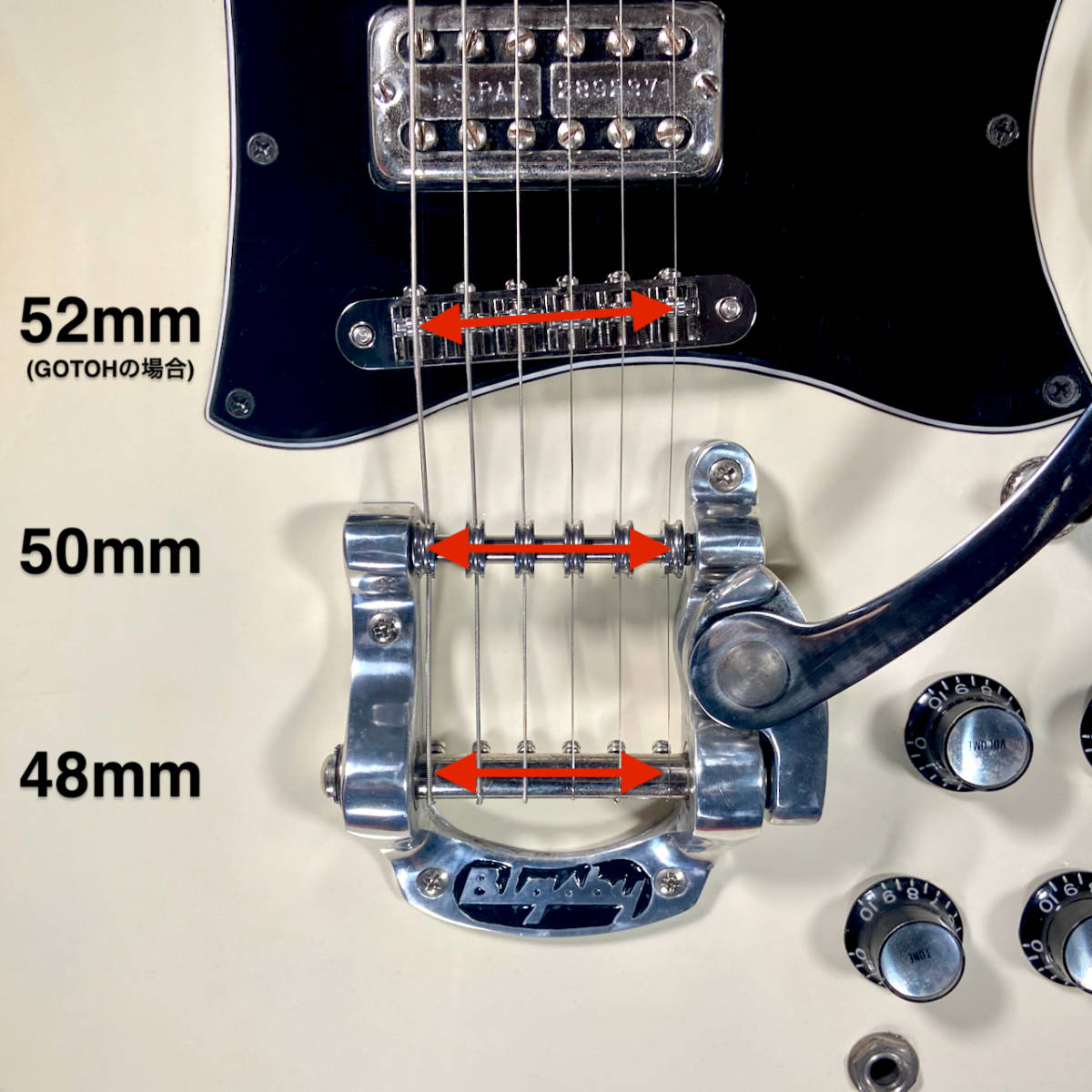 Bigsby bearing front roller 