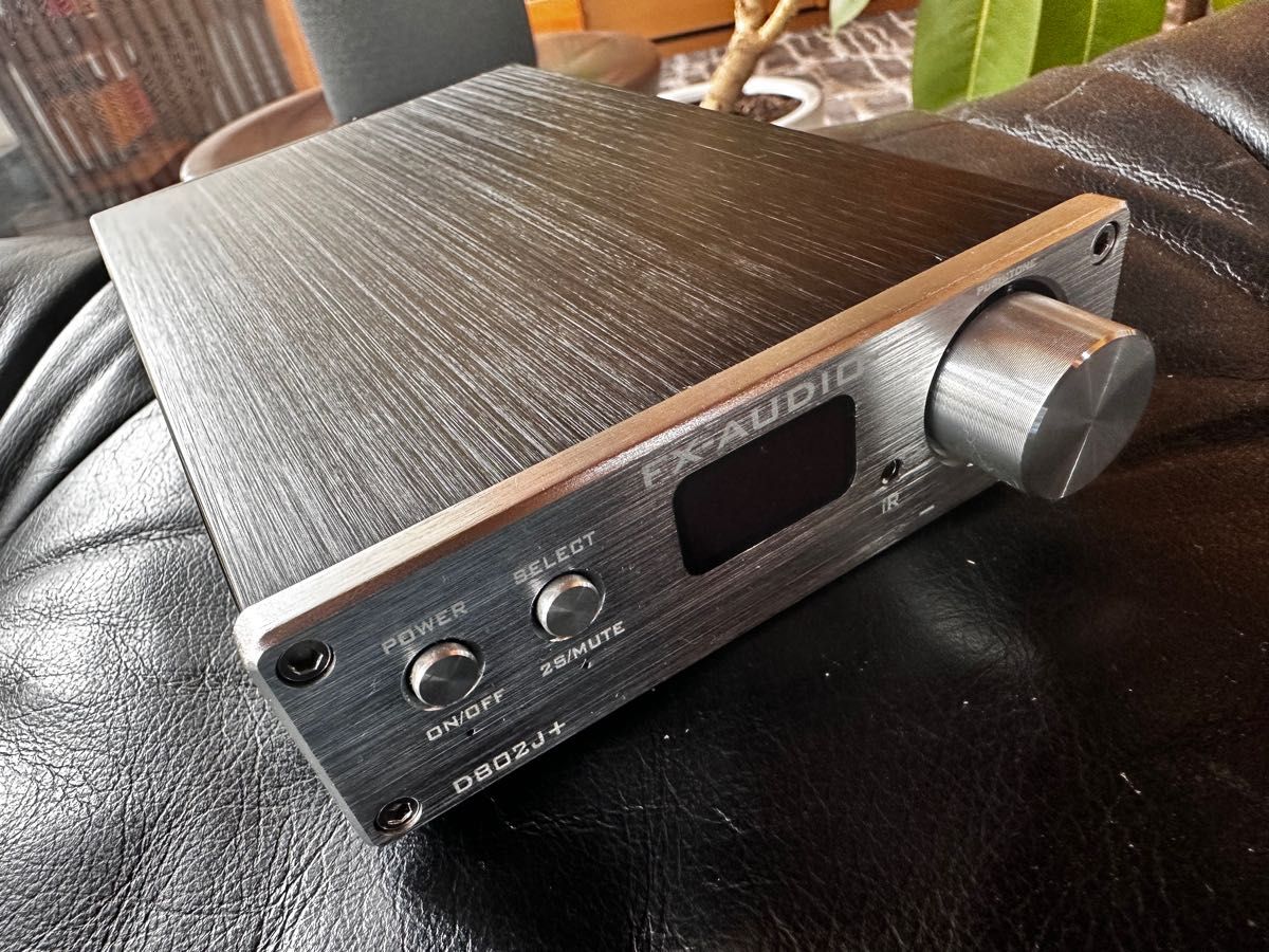 5年保証』 FX-AUDIO- D802J+ 電源付き フルデジタルアンプ シルバー