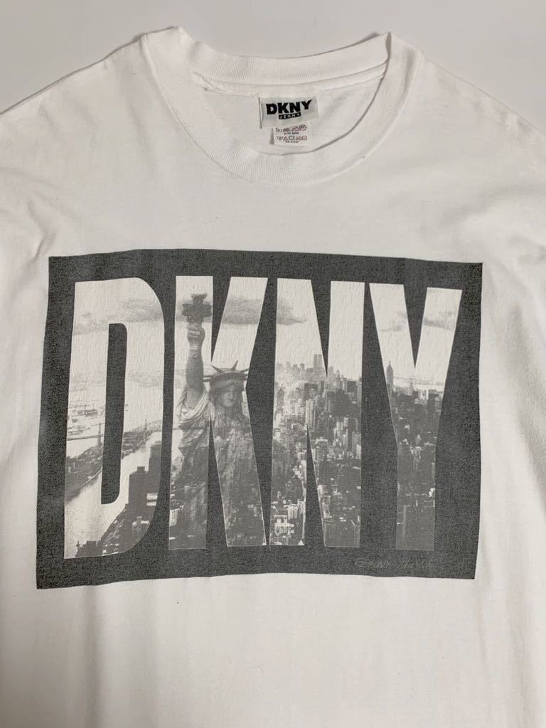 今週激安商品 希少 90's USA製 VINTAGE DKNY NEW YORK フォトTシャツ