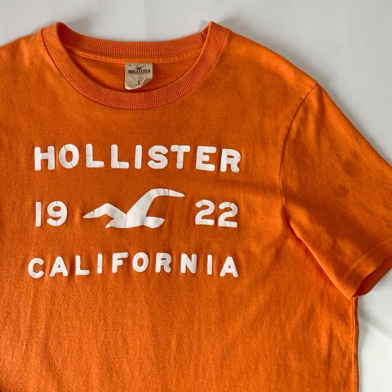 HOLLISTER VINTAGE加工 半袖 Tシャツ Lサイズ ホリスター ビンテージ加工 サーフ系 カリフォルニア CALIFORNIA T shirts