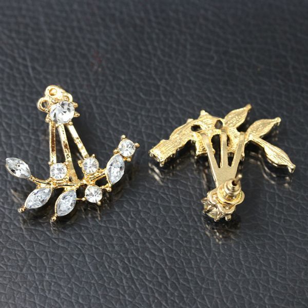 ★ お洒落 枝 キャッチ ピアス ★ ロングピアス 揺れる 耳飾り ジュエリー ピアス エレガント イヤリング アクセサリー 金_画像5