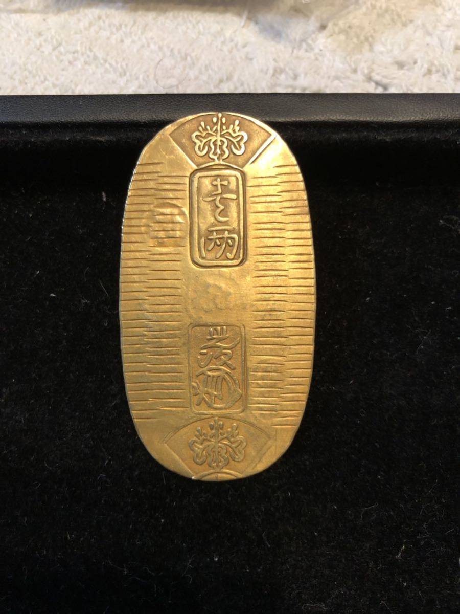 天保小判金 裏刻印 馬神 七福小判 大判 古金銀 一両 通貨 貨幣 天保小判金 裏刻印 馬神 七福小判 大判 古金銀 一両 通貨 貨幣
