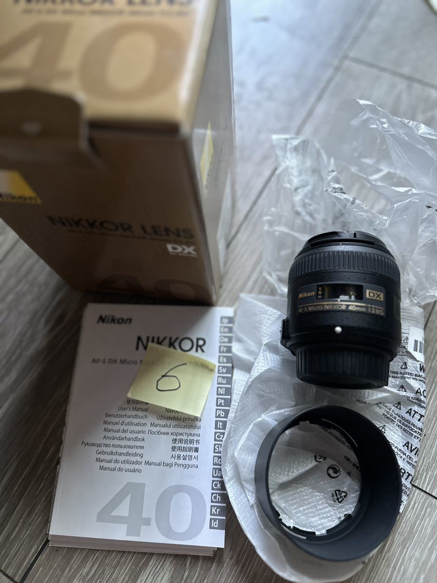 買い誠実 ⑥ Nikon AF-S DX Micro Nikkor 40mm f/2.8G ニコン