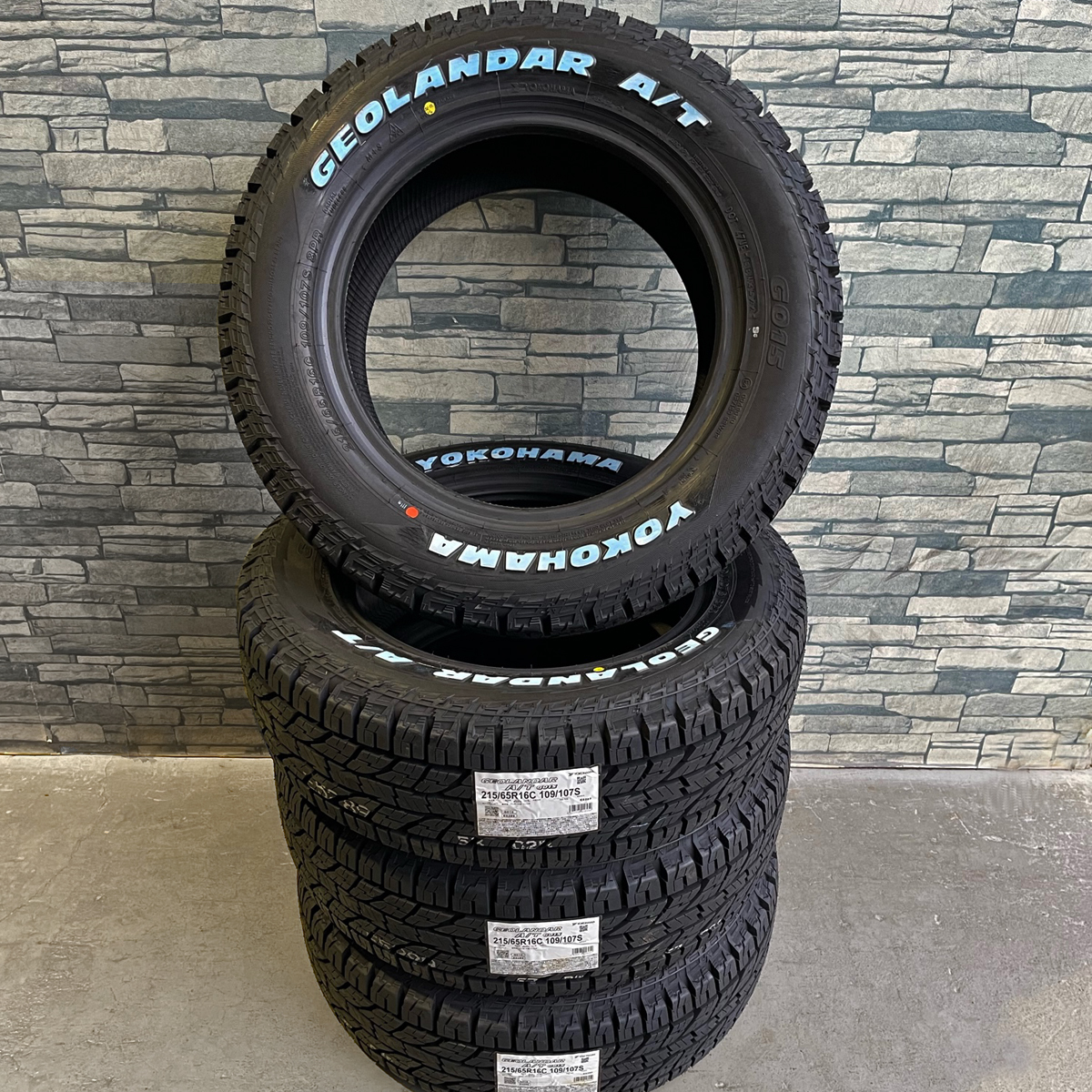 即納 タイヤホイール4本セット 特注 KEELER TACTICS 16×6.5J+38 6/139.7 MG ヨコハマ GEOLANDAR A/T G015 215/65R16C 109/107R ハイエース_画像8