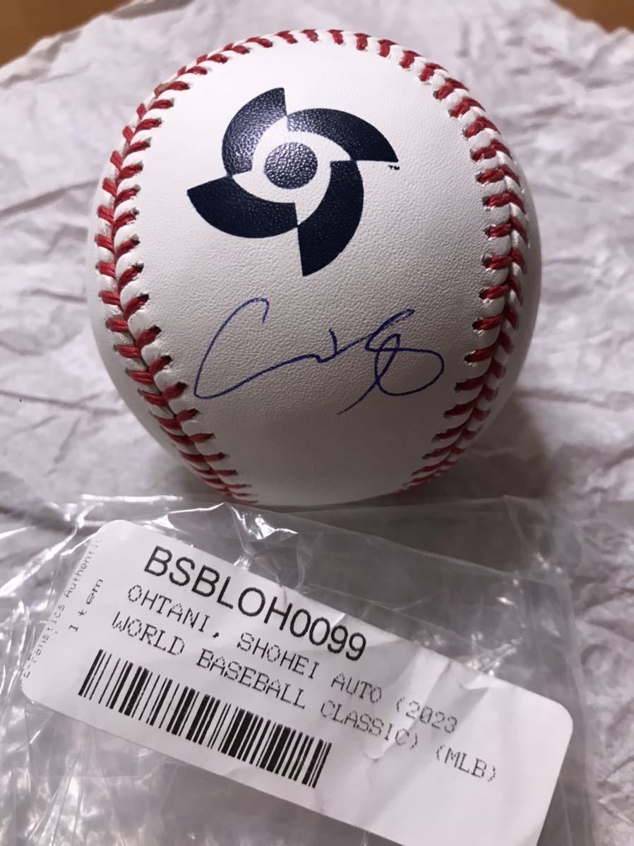 激レア1円スタート!WBC2023公式球 大谷翔平 選手 直筆サインボール