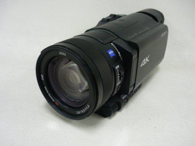 美品 SONY ソニー FDR-AX100 Handycam 4K ビデオカメラ 光学12倍 即決送料無料_画像1