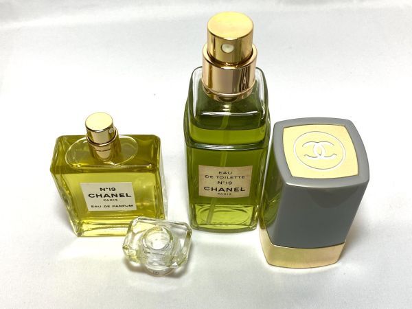 F874】CHANEL/シャネル 未使用 香水 3点セット 未開封品あり N°19 100ml/50ml/7.5ml