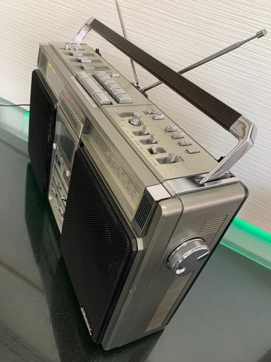 昭和レトロSharpシャープ ラジカセGF-508SB動作品内蔵bluetooth変更