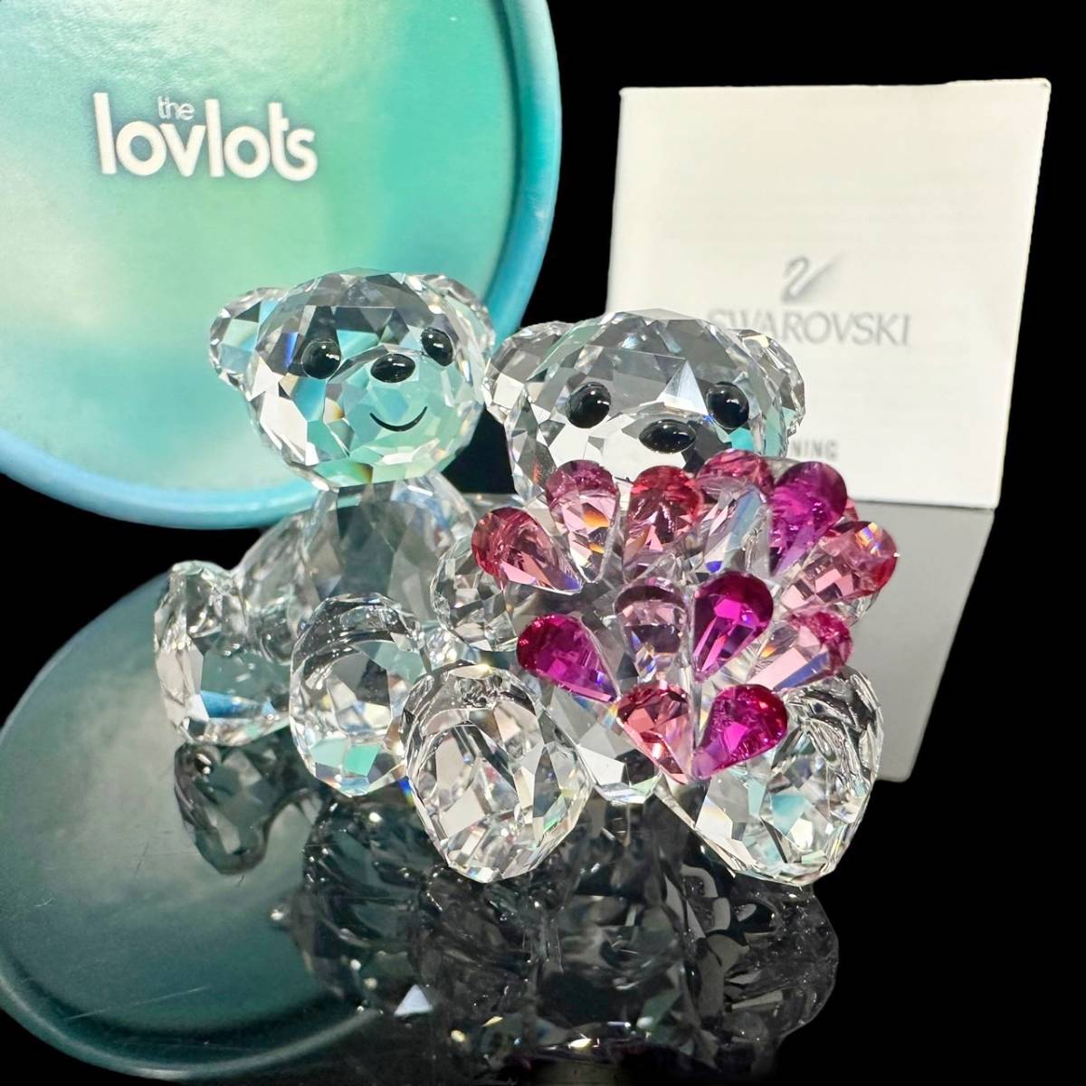 * не использовался * Swarovski Swarovski in Rav Chris Bear cup ru Heart медведь медведь in love Krisbear. человек фигурка украшение 