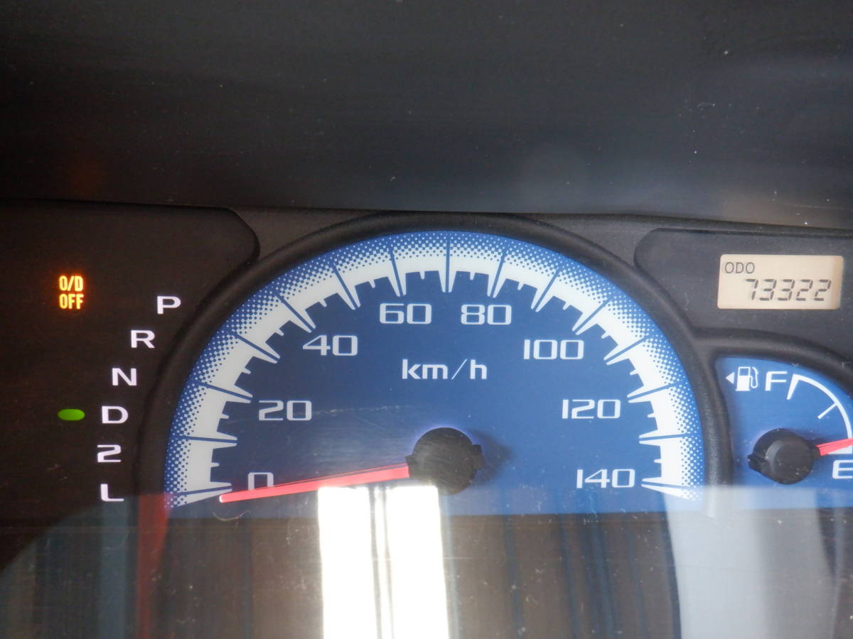 ＭＲワゴン（ＭＦ２１Ｓ）スピードメーター　Ｋ６Ａ　２ＷＤ　４速ＡＴ　３４１００－７３Ｈ６０　７３３２２キロ_画像6