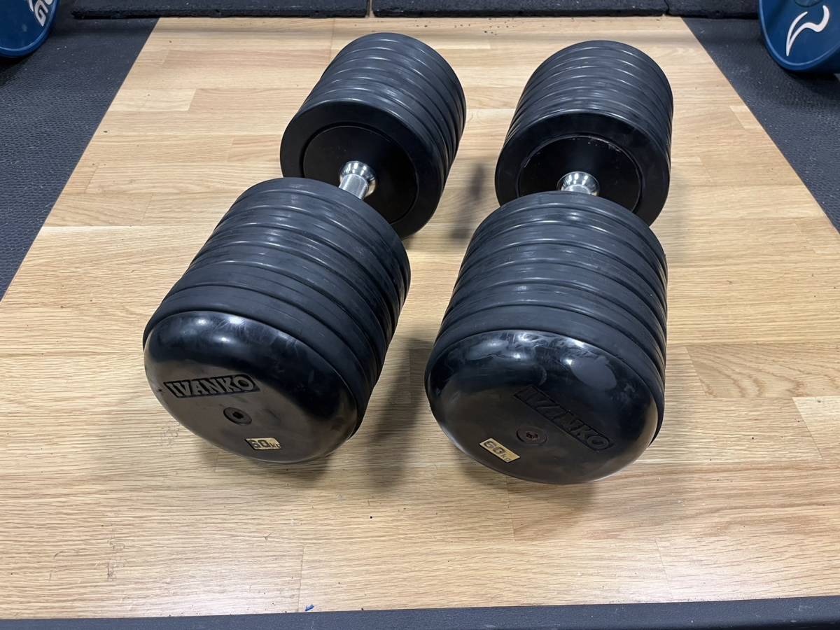 IVANKO SDKR ラバーダンベル 高重量セット 60kg 2本 大阪 IVANKO SDKR ラバーダンベル 高重量セット 60kg 2本 大阪