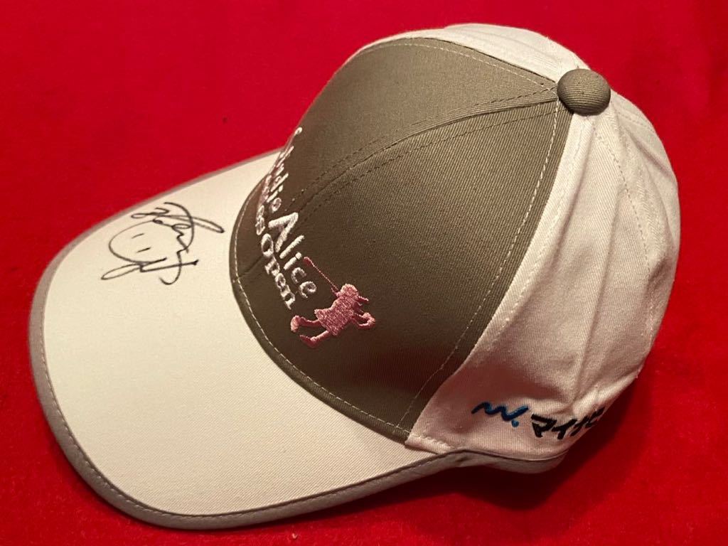 JLPGA west . super . with autograph Studio Alice Lady's open convention memory cap new goods 