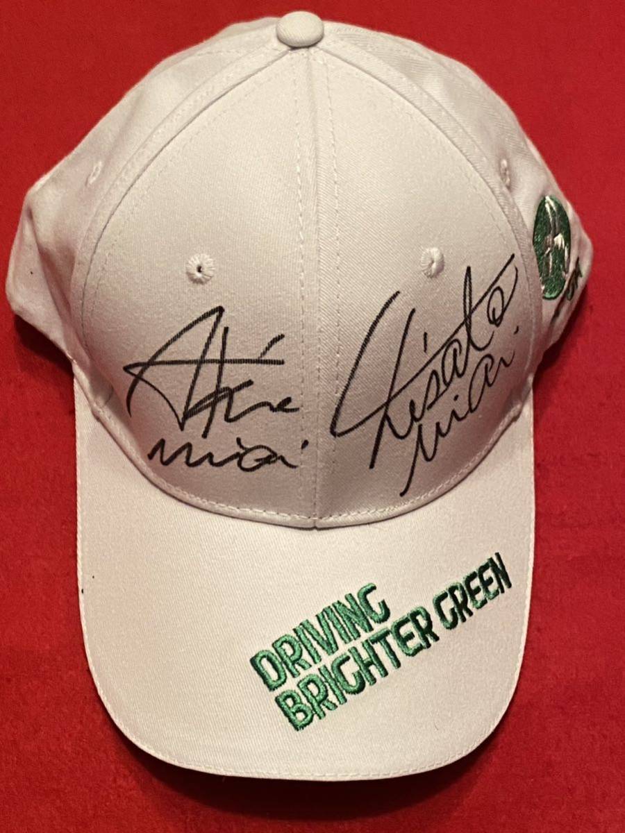 JLPGA rock . Akira love * rock . thousand . sisters with autograph JLPGA original cap new goods 