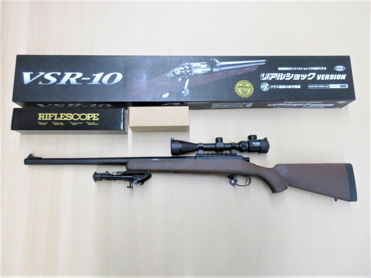 東京マルイ VSR-10 ショートカスタム　流速チューン　リアルショックバージョン 激飛び 東京マルイ vsr-10 gスペック 強化パーツ組込み 性能MAX