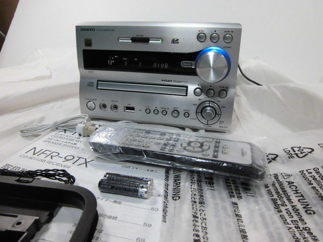 〓 最上位機種 NFR-9TX 〓 ONKYO NFR-9TX リモコン他付属品あり。音質
