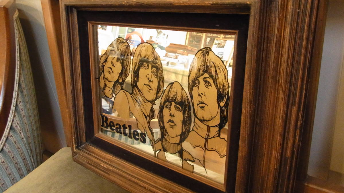 BEATLES PUB　MIRROR　ビートルズ　パブミラー　レア_画像4