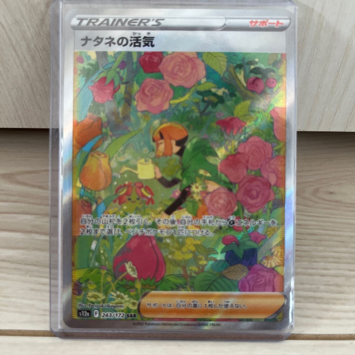 ポケモンカードゲーム　ナタネの活気SAR 美品