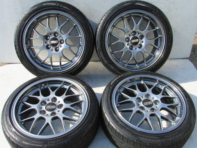 ☆BBS■RG-R■金剛石黑色■（F）17-7J / + 42（R）17-8J / + 40■■114.3-5H 215 / 45R17■■DUNLOP■EC203普瑞斯α。耳。馬克Ⅱ.NOAH <Br> ☆BBS■RG-R■ダイヤモンドブラック■(F)17-7J/+42(R)17-8J/+40■114.3-5H■215/45R17■DUNLOP■EC203■プリウスα.オーリス.マークⅡ.NOAH