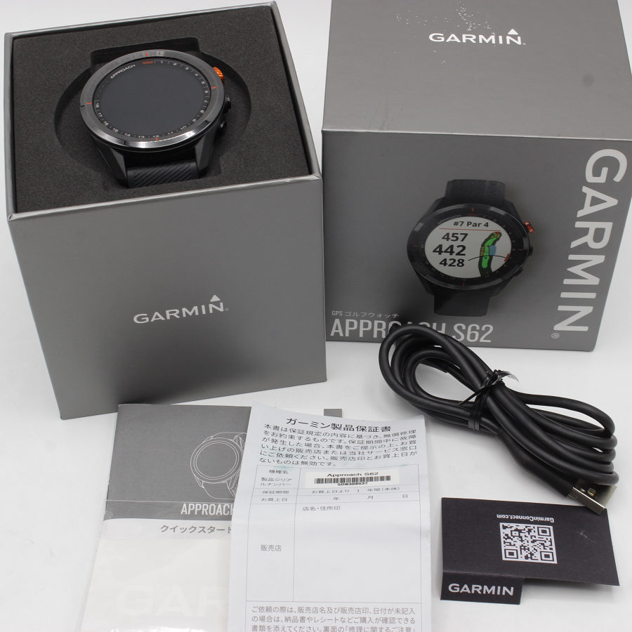 美品 ガーミン アプローチS62 GPS ナビ-