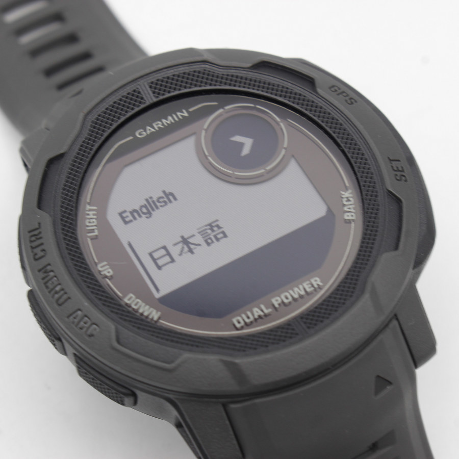 美品】GARMIN Instinct 2 Dual Power Graphite 010-02627-40 スマート