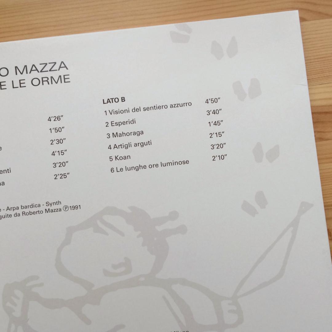 Roberto Mazza Scoprire Le Orme 2017 year LP record unused beautiful record Italy production .. Mini maru / ambient Soave SV08 Franco Battiato