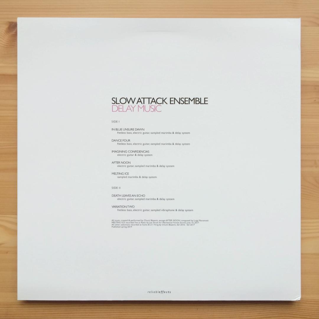 Slow Attack Ensemble Delay Music 2019年 LPレコード 111枚限定 初回プレス Reliable Effects カナダ産ミニマル/アンビエントの画像2