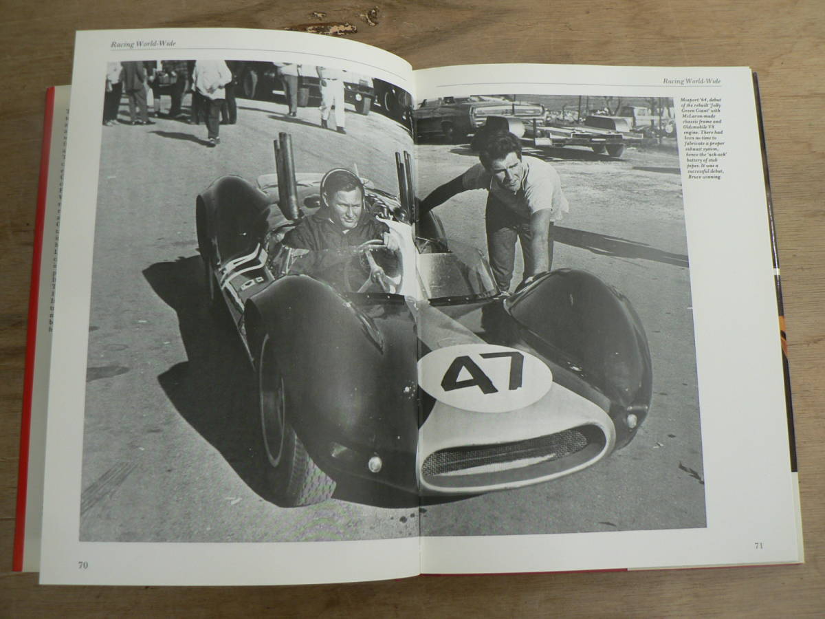 洋書 McLaren Grand Prix, Can-Am and Indy Cars Doug Nye Hazleton Publishing 1984年初版_画像7