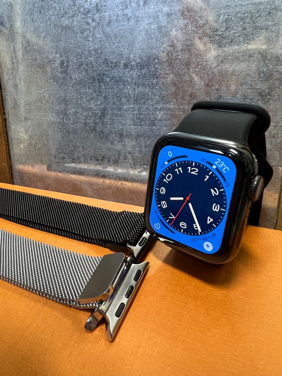 美品】Apple Watch Series5 グラファイトステンレス おまけ付-