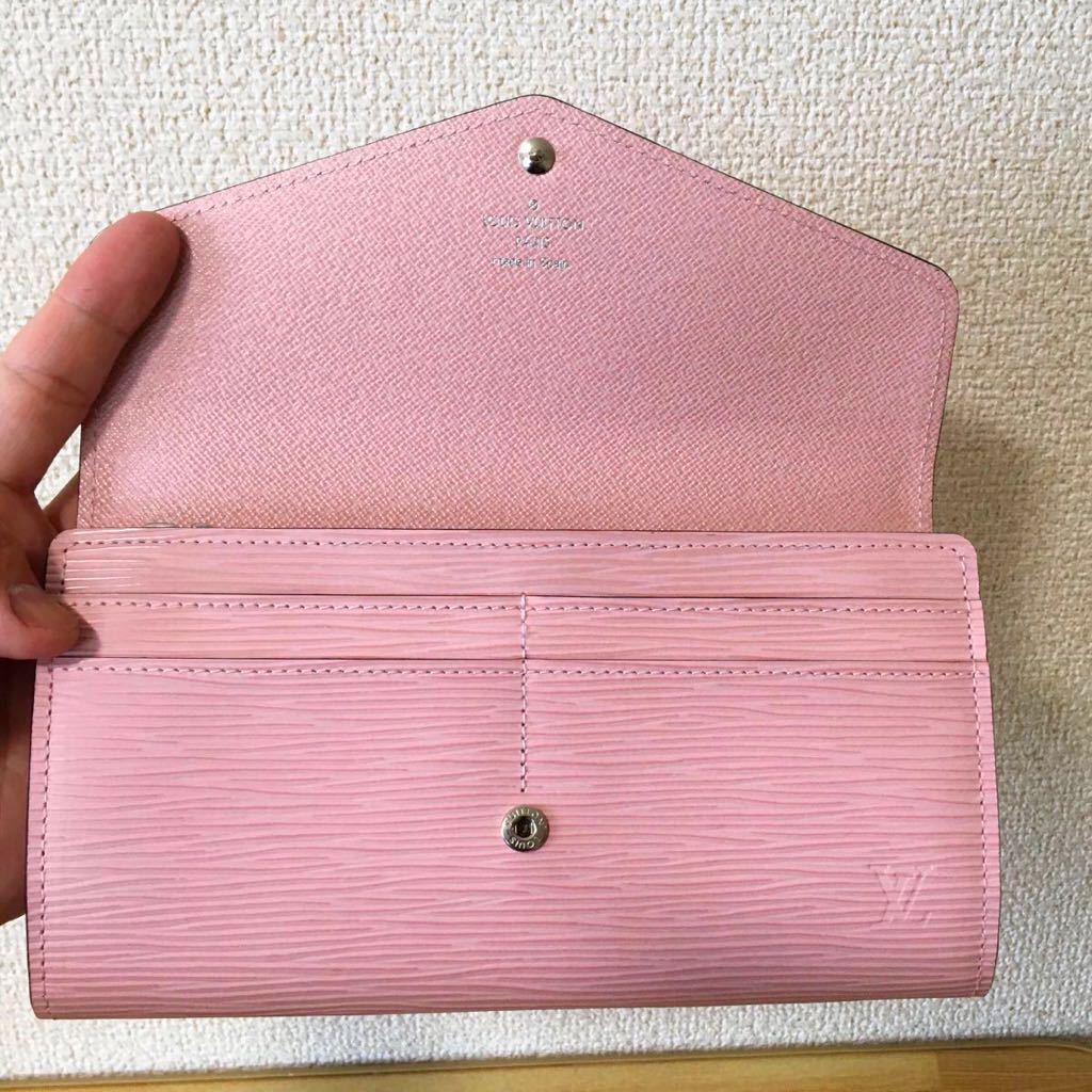 LOUIS VUITTON ルイヴィトン 長財布 新型 ポルトフォイユサラ エピ