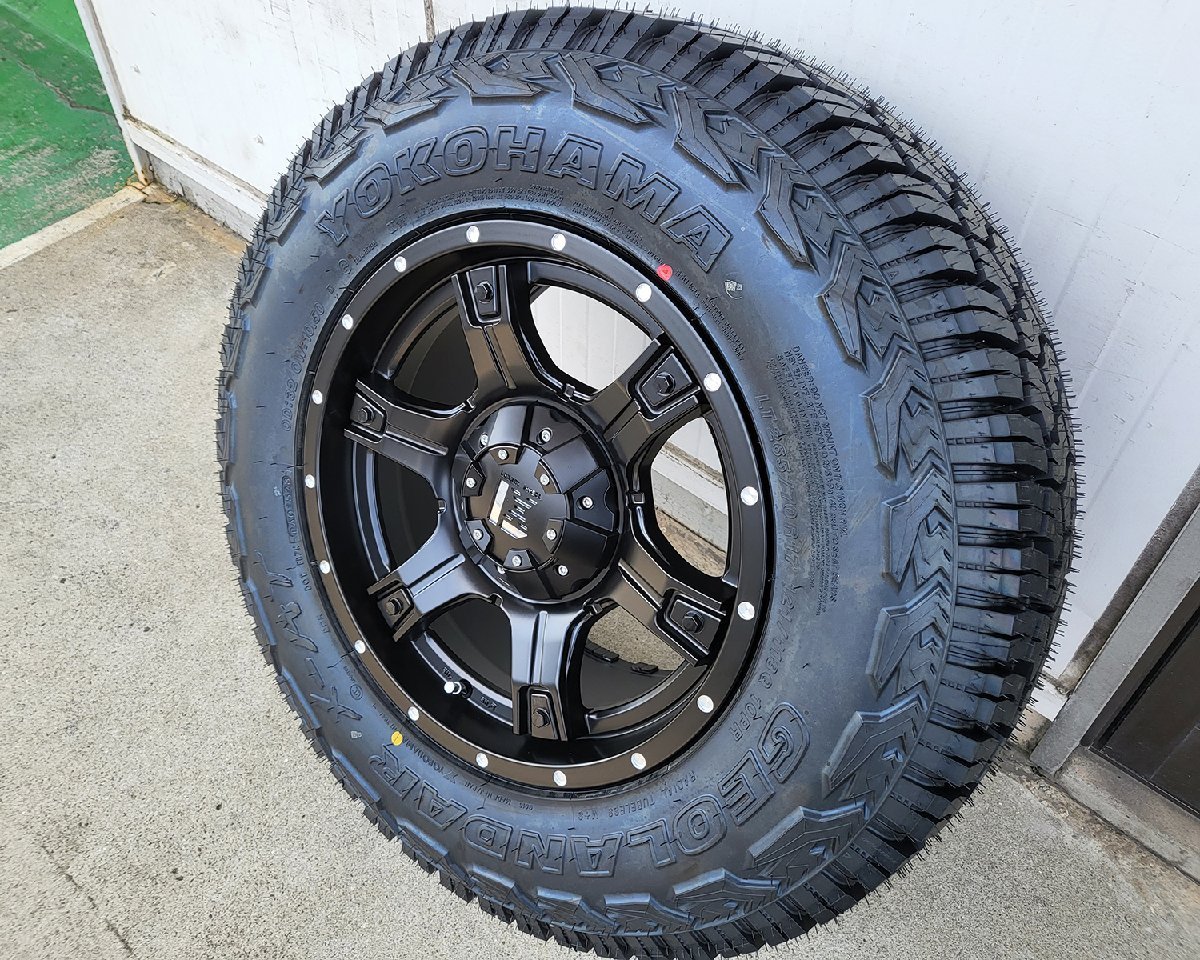 オススメ！Jeep ラングラー JK JL タイヤホイール 新品4本セット ヨコハマ ジオランダー X-AT 265/70R17 265/65R17 285/70R17 17インチ Out_画像7