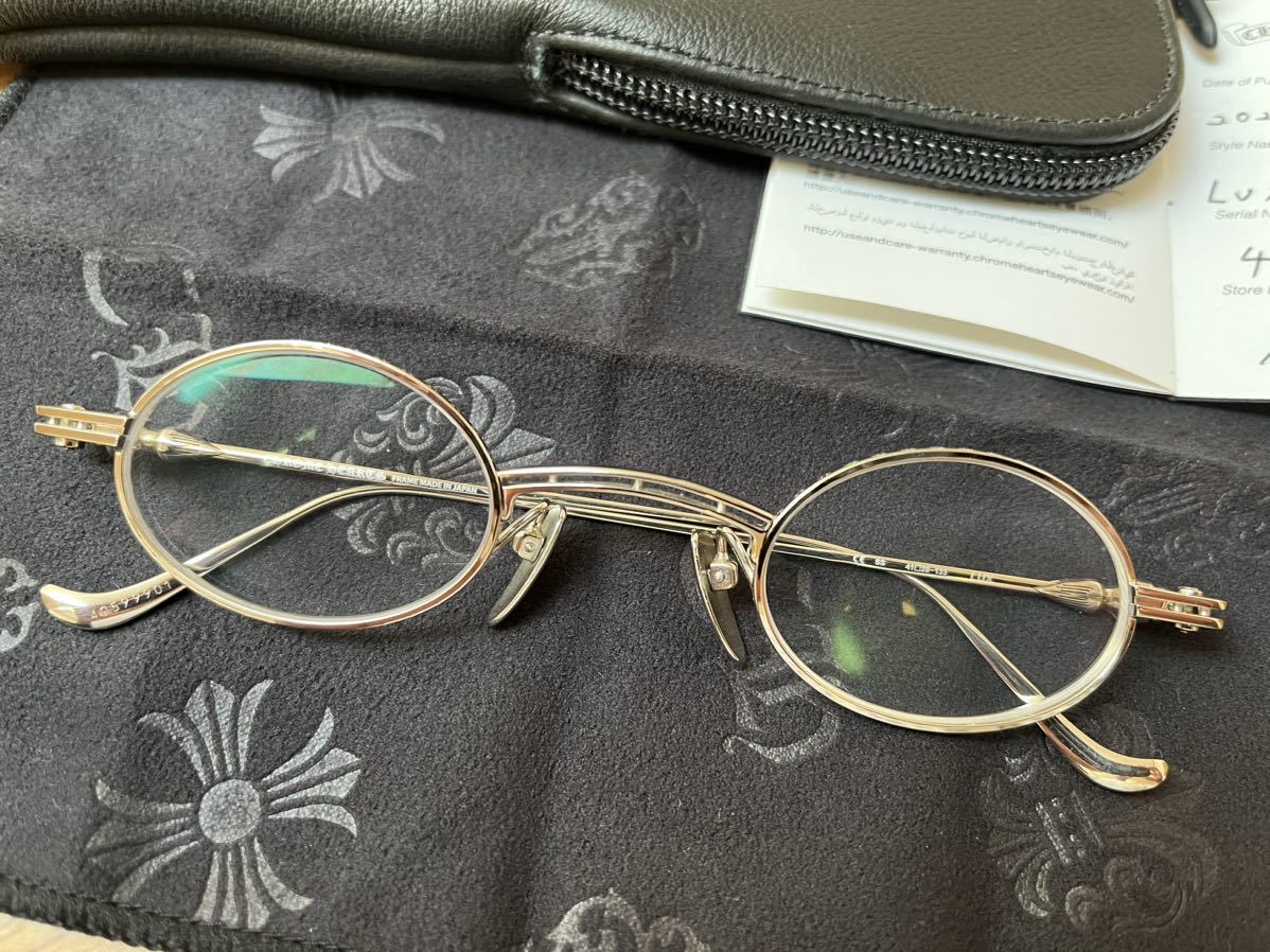 正規品 CHROME HEARTS LUX クロムハーツ メガネ 眼鏡 めがね 正規品 CHROME HEARTS LUX クロムハーツ メガネ 眼鏡 めがね
