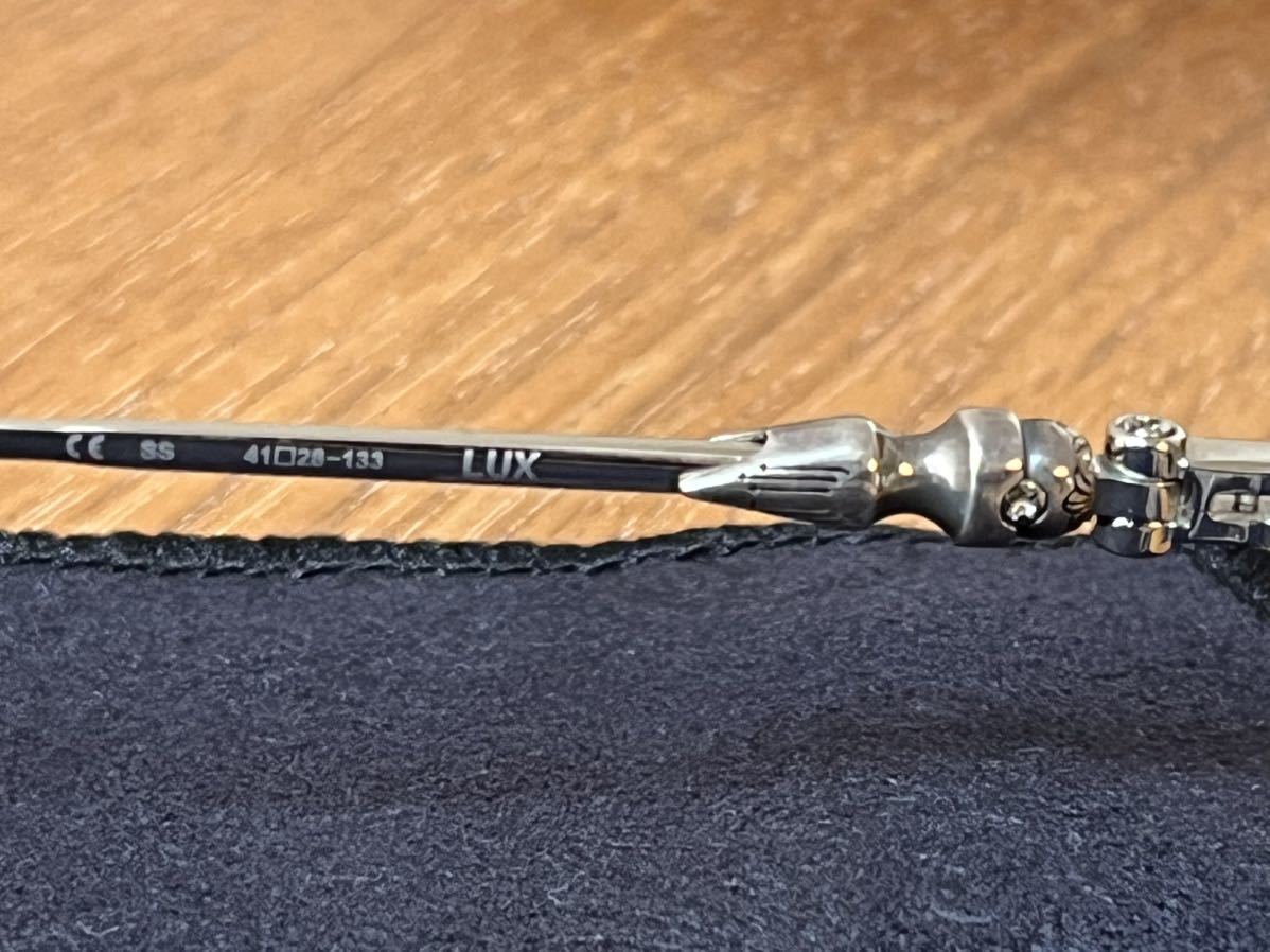 正規品 CHROME HEARTS LUX クロムハーツ メガネ 眼鏡 めがね 正規品 CHROME HEARTS LUX クロムハーツ メガネ 眼鏡 めがね