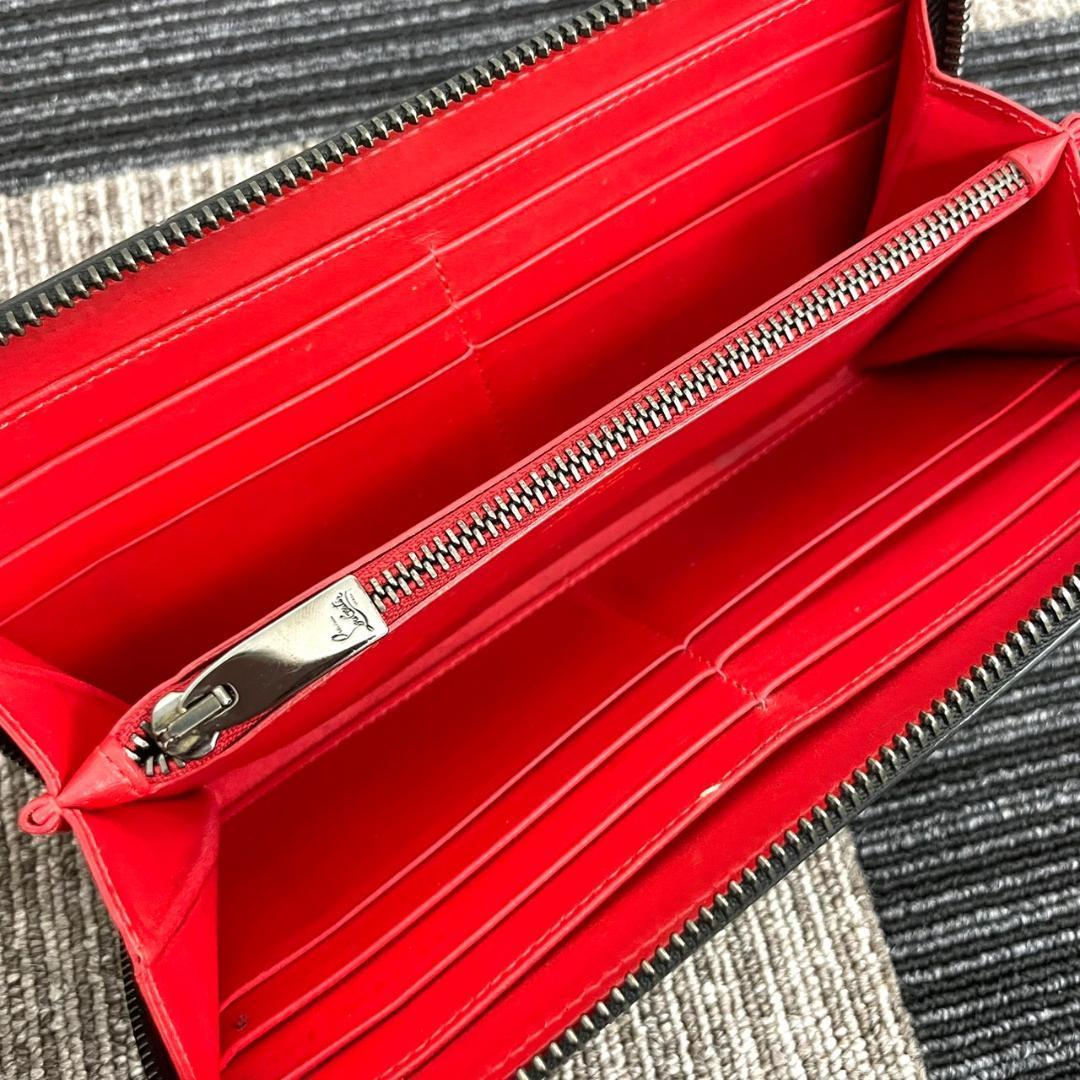 美品 Christian Louboutin ラウンドファスナー 花火柄 長財布|PayPay