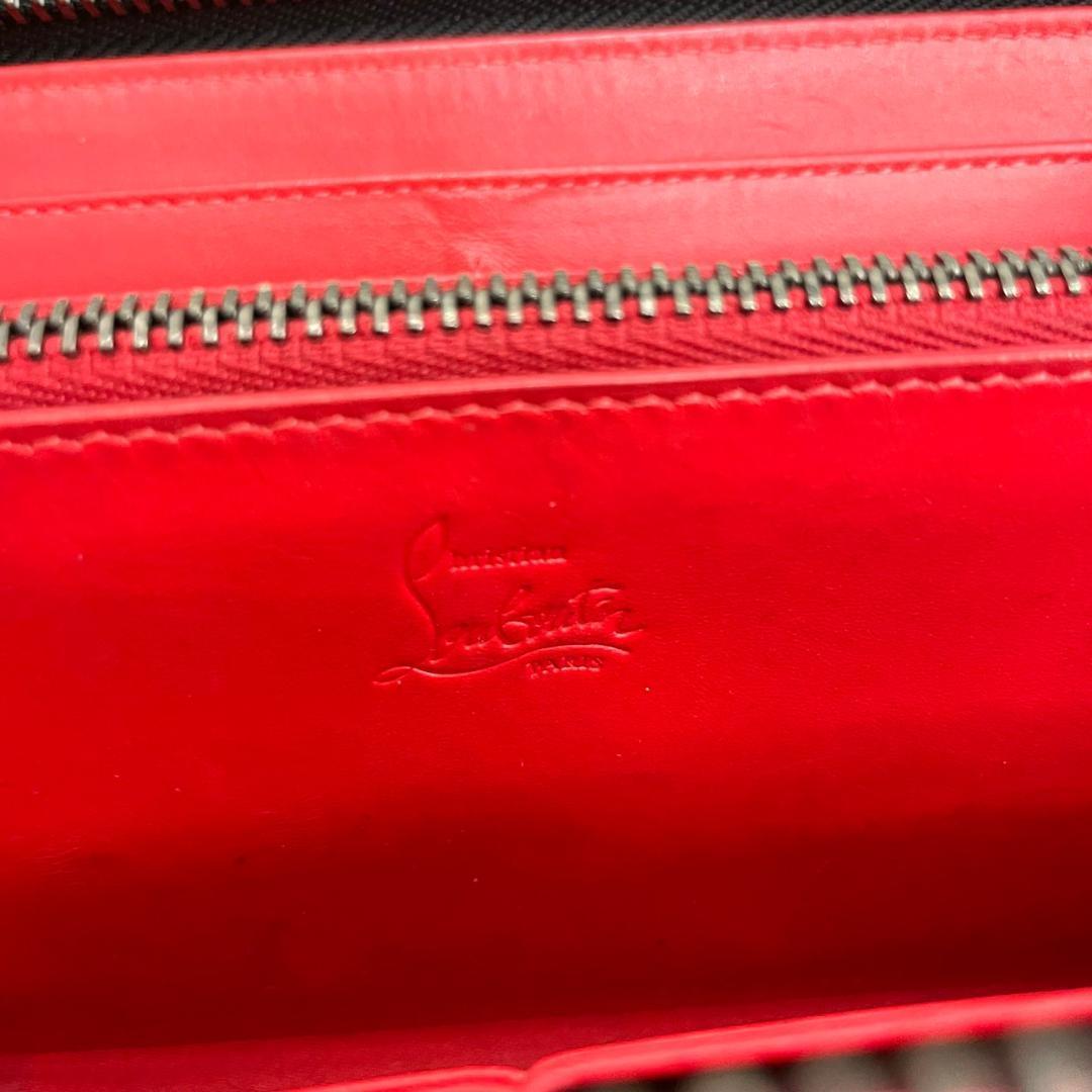 美品 Christian Louboutin ラウンドファスナー 花火柄 長財布|PayPay